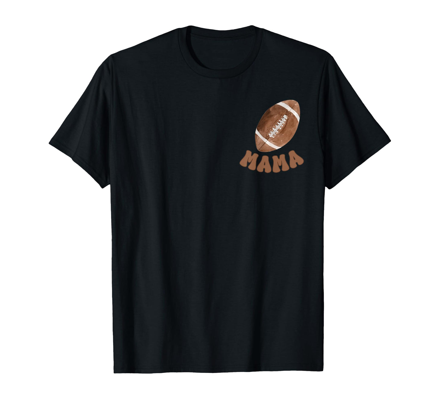 Mama of the 1 Year old Football 1st Year Down Birthday Party T-Shirt