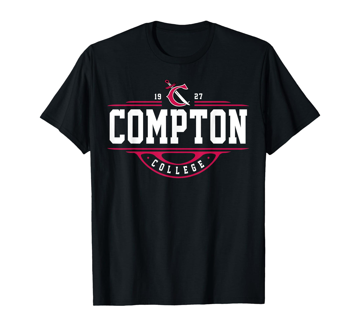 Compton College Arch Vintage Design for Men Women T-Shirt