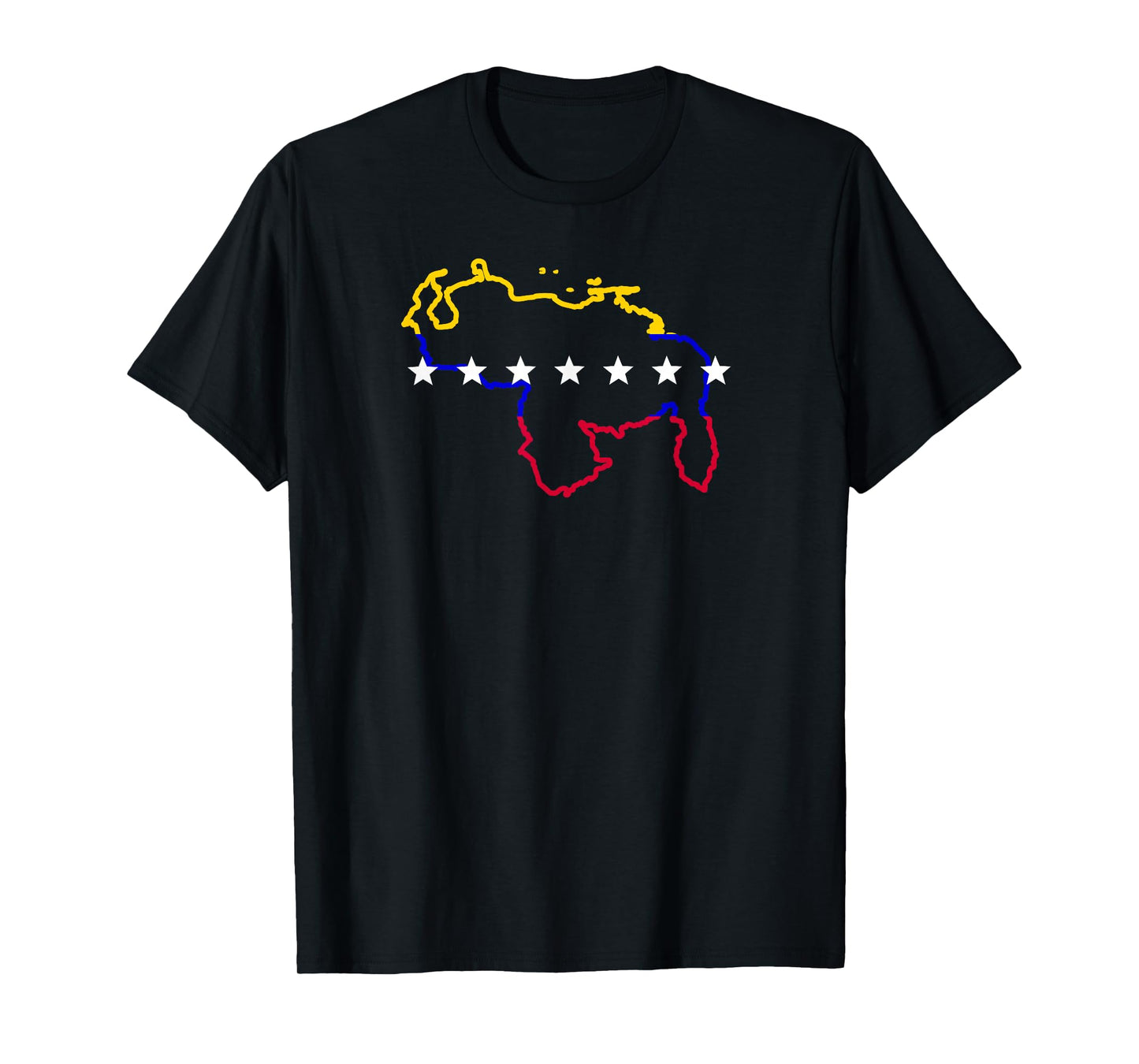 Venezuela map 7 stars flag T-Shirt