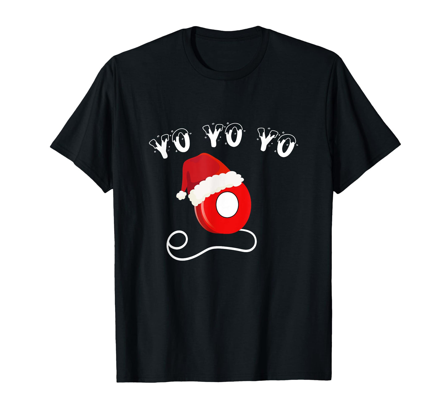 Christmas YoYo T-Shirt Yo Yo Yo Funny Holiday Santa Tee T-Shirt