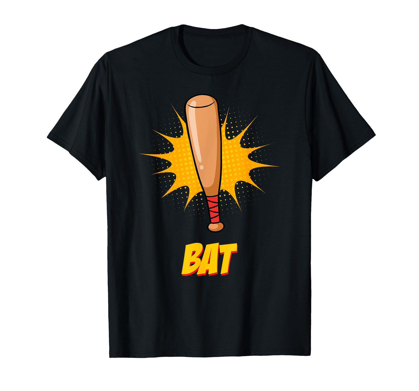 Bat And Ball Matching Couple Halloween Baseball Best Friends T-Shirt