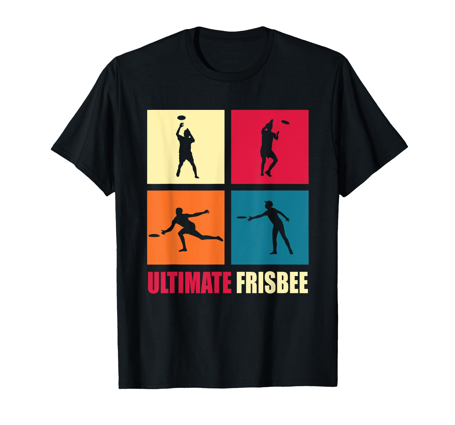 Sport Designs Frisbeemannschaft Ultimate Frisbee T-Shirt - Black, Small - Unisex-Kids