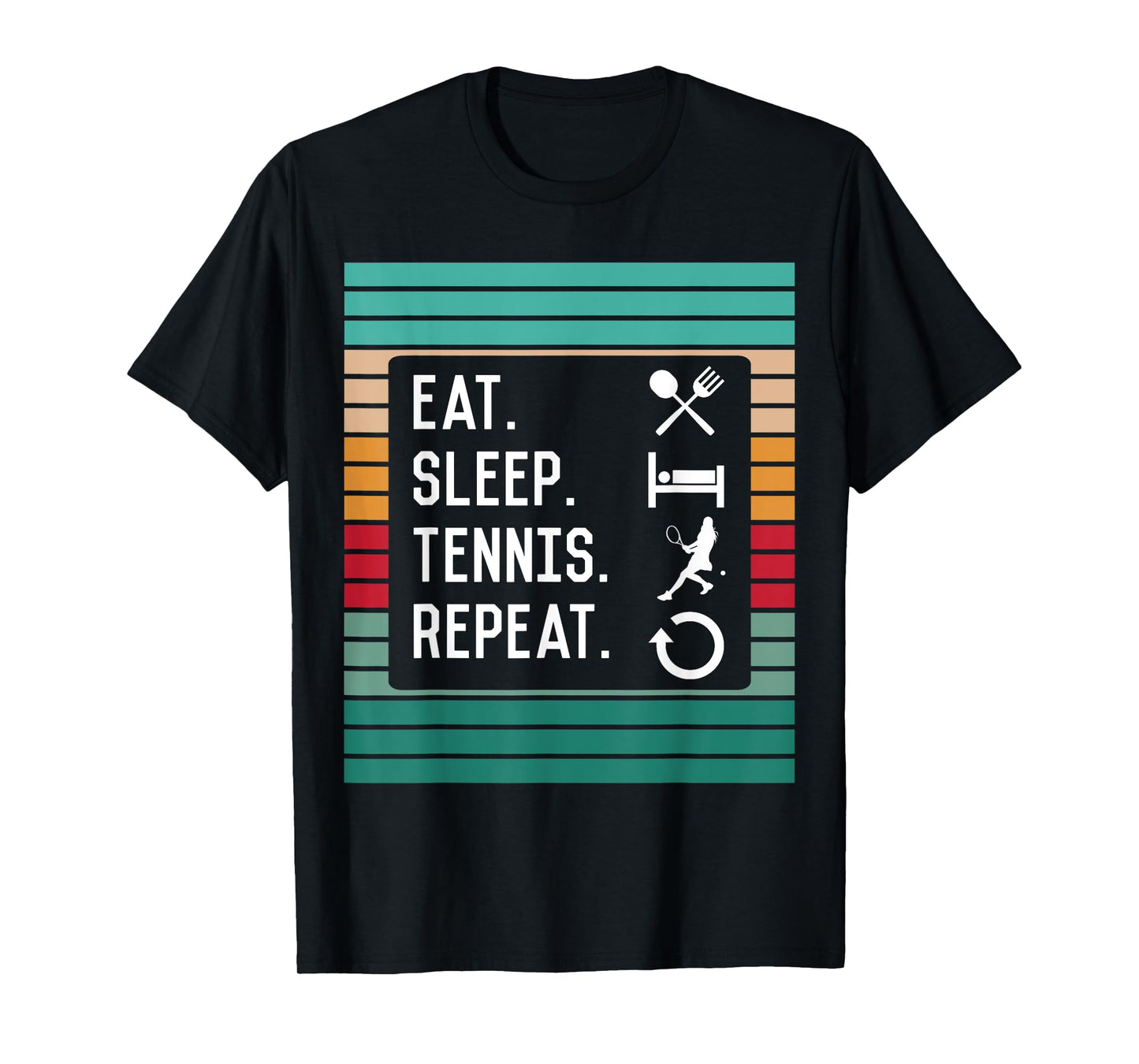 Eat Sleep Tennis Repeat T-Shirt