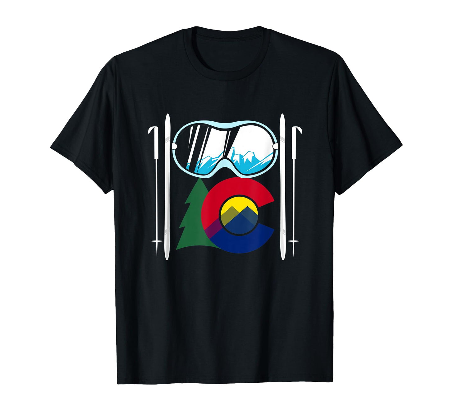 Funny XC Skiing Cross-Country Ski Gift T-Shirt