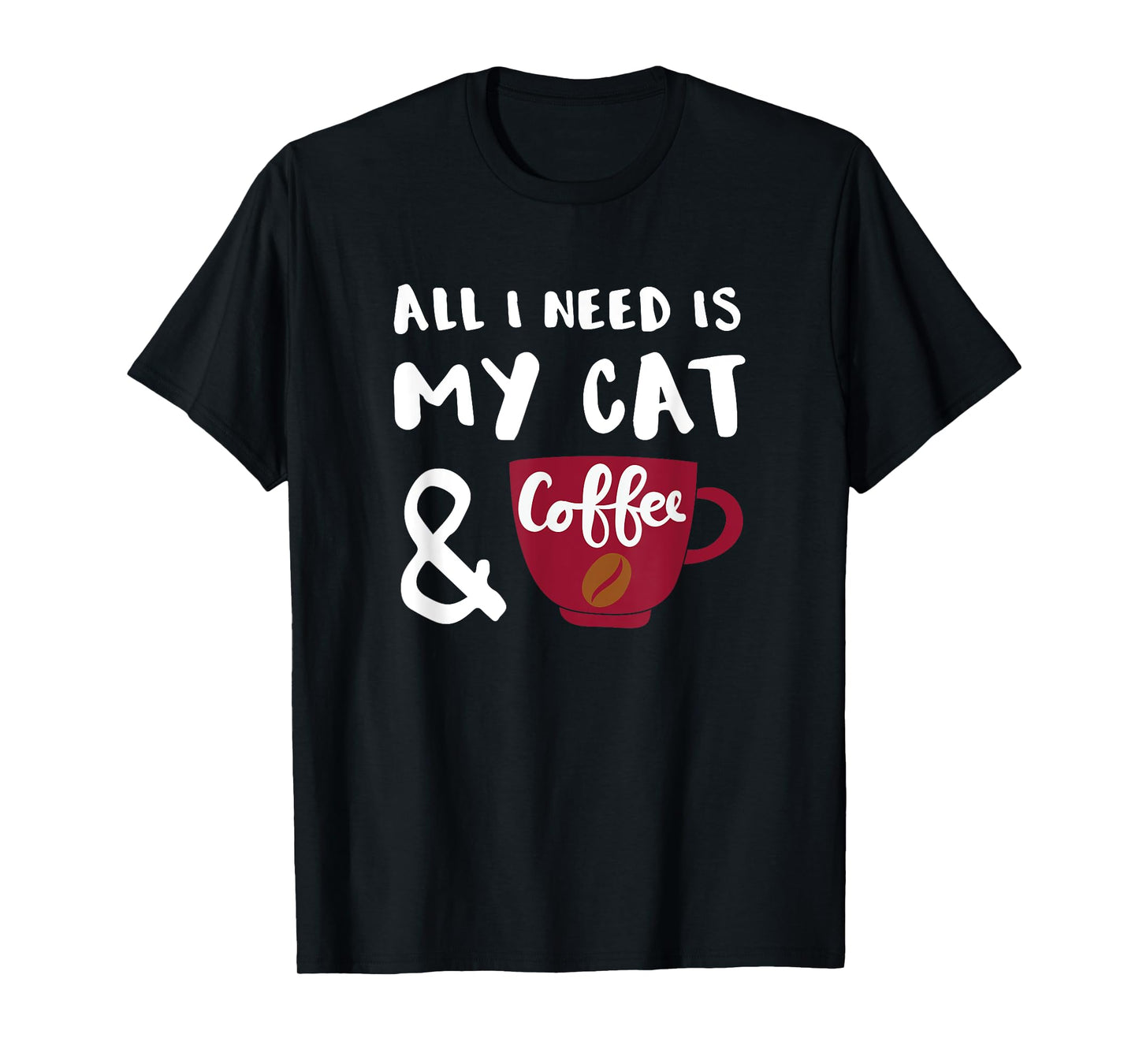 Cat Coffee Cat Lover Kitty Caffeine T-Shirt