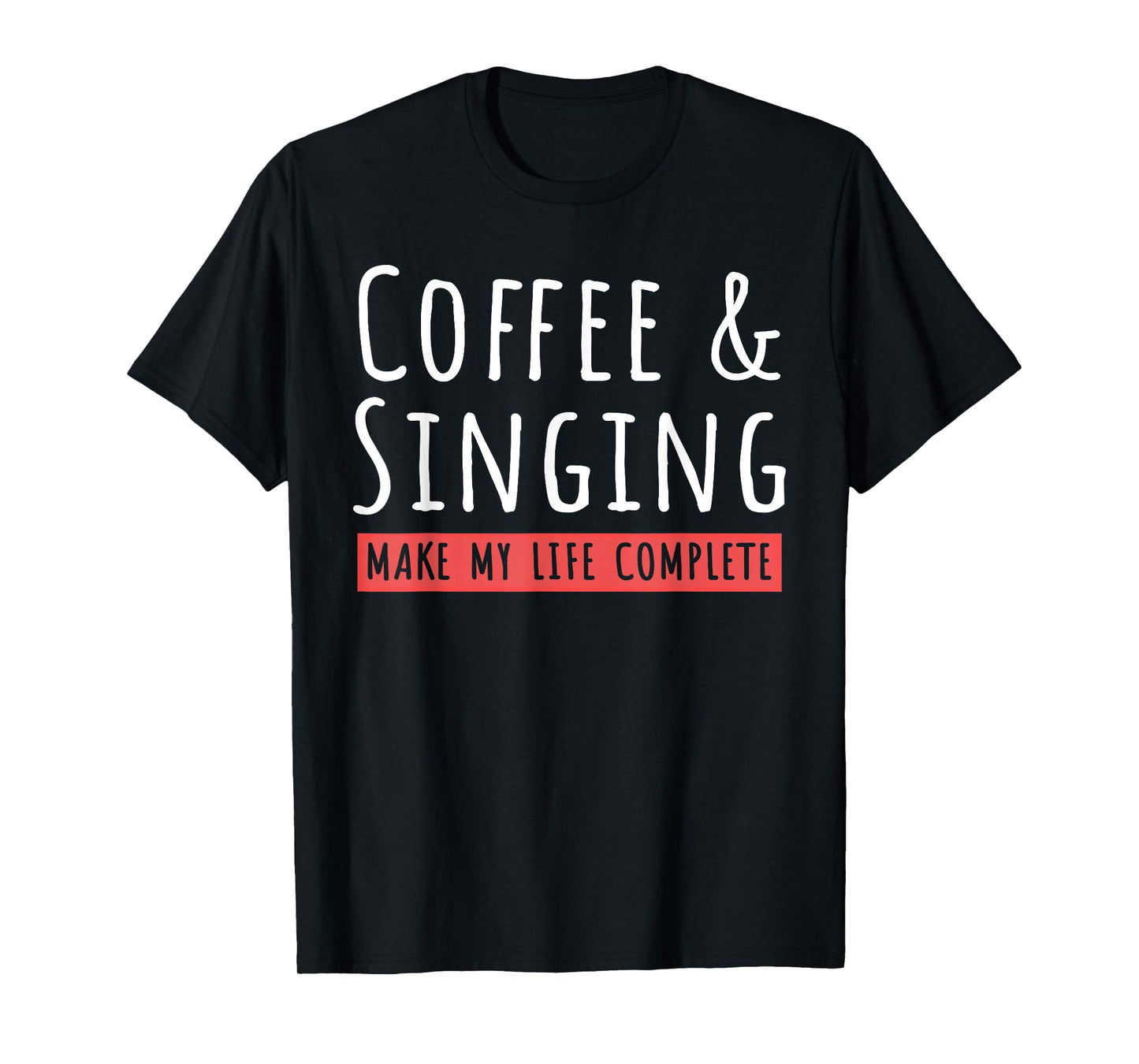 Coffee And Singing Tshirt Coffee Lovers Country Music Singer T-Shirt