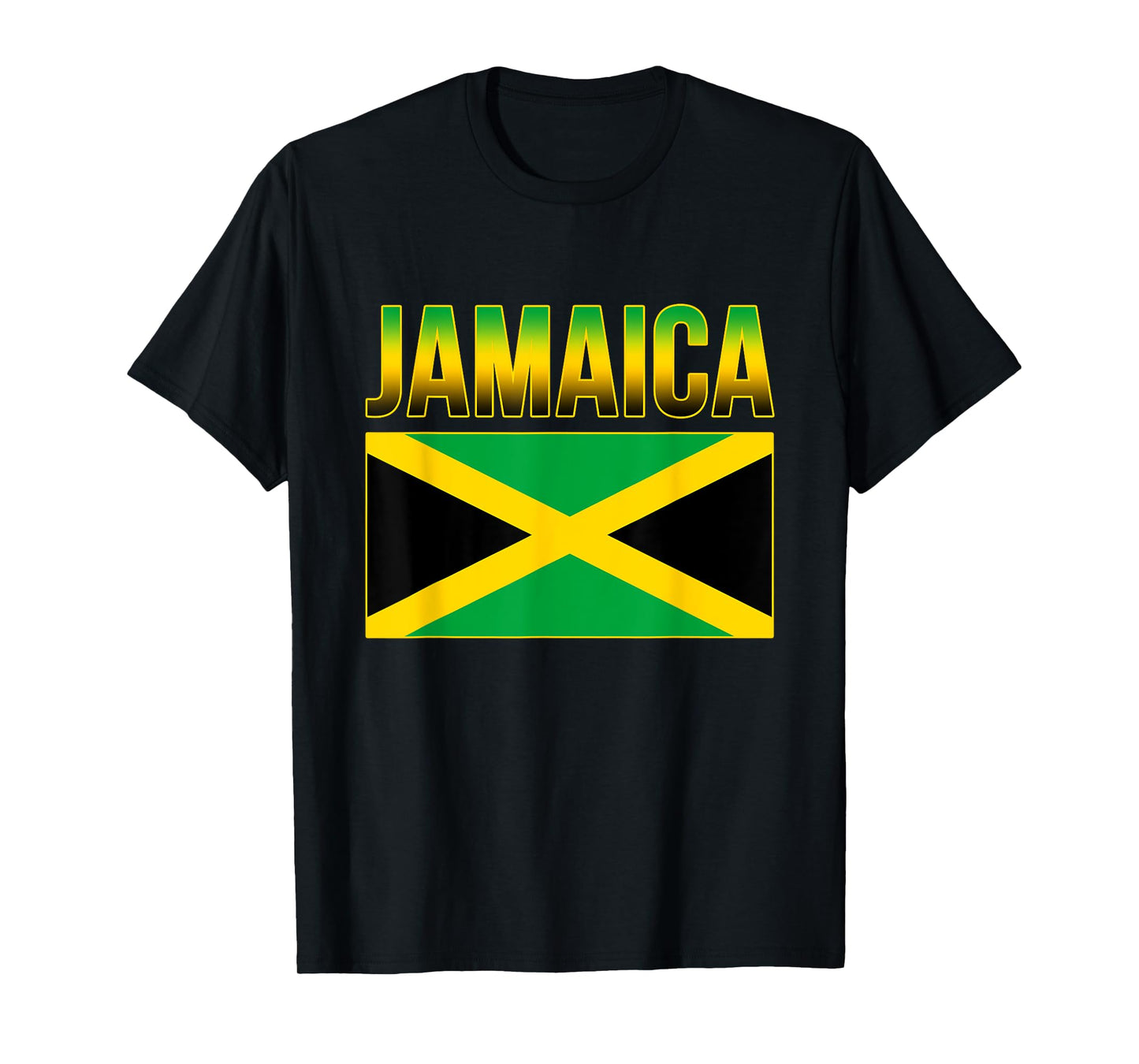 Jamaican National Country Flag Caribbean T-Shirt