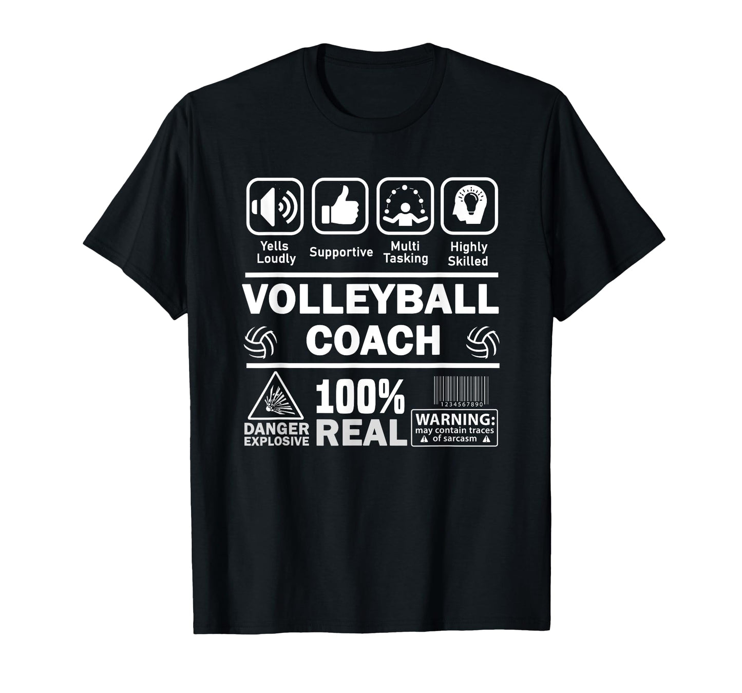 Best Volleyball Coach Contents of the Best Coaches T-Shirt