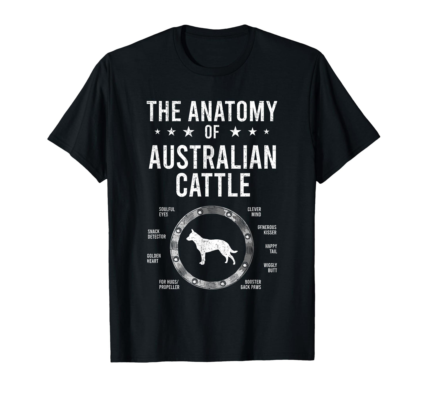 Anatomy of Australian Cattle Dog Lover T-Shirt