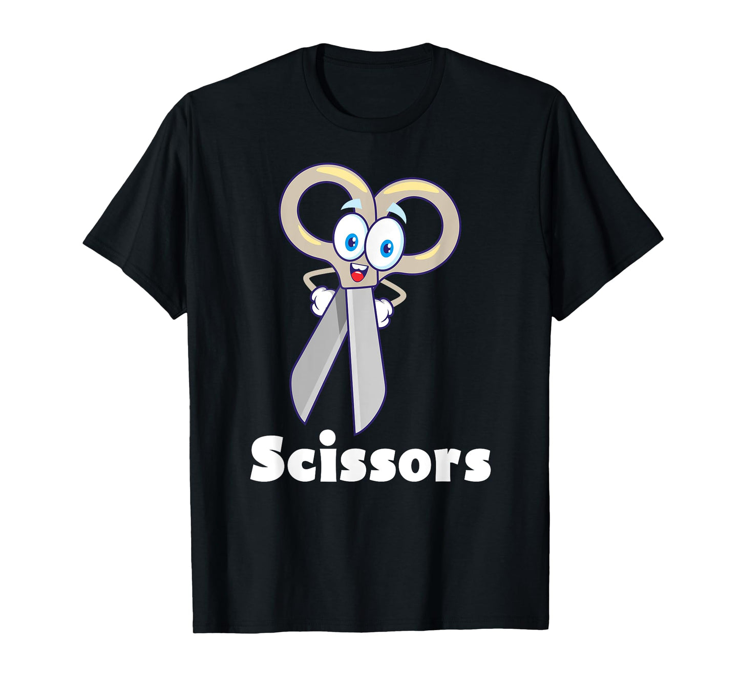 Funny Scissors Paper Rock Halloween Costumes Group Family T-Shirt