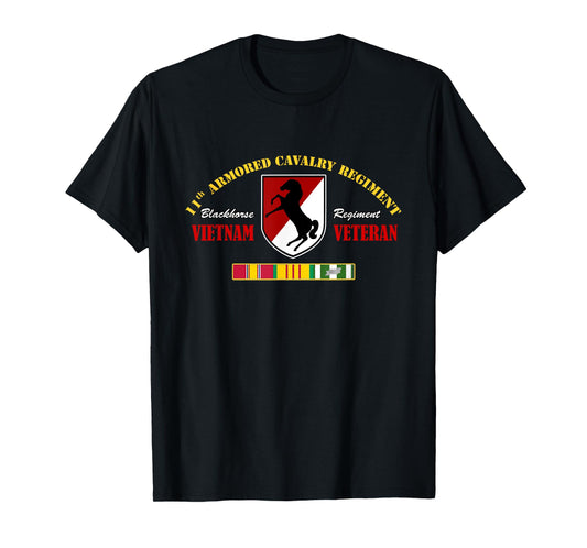 11th Armored Cavalry Regiment Vietnam Veteran Military Papa T-Shirt