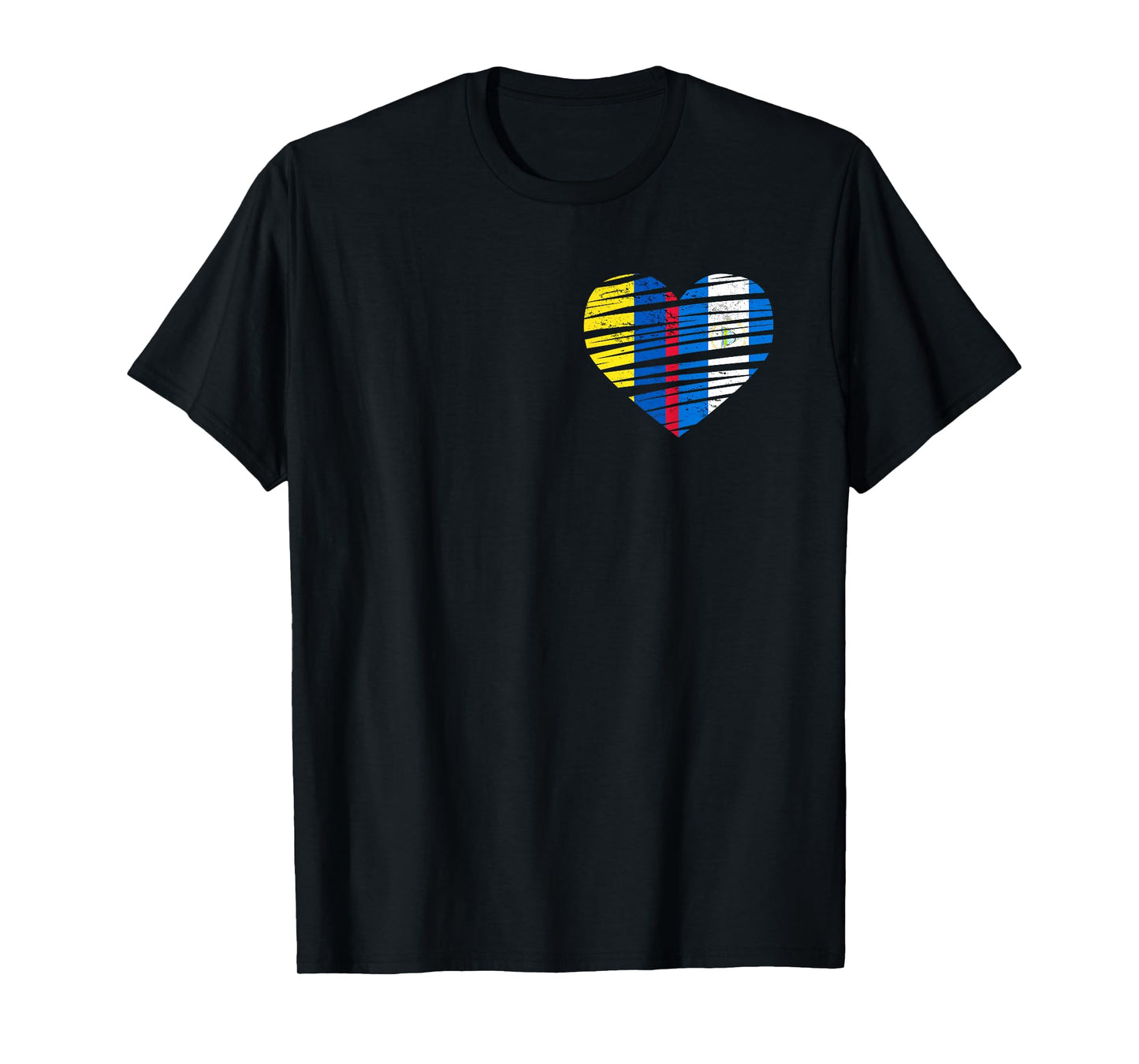 Nicaragua Flag Colombia Grown Hearts Nicaraguan Colombian Fl T-Shirt