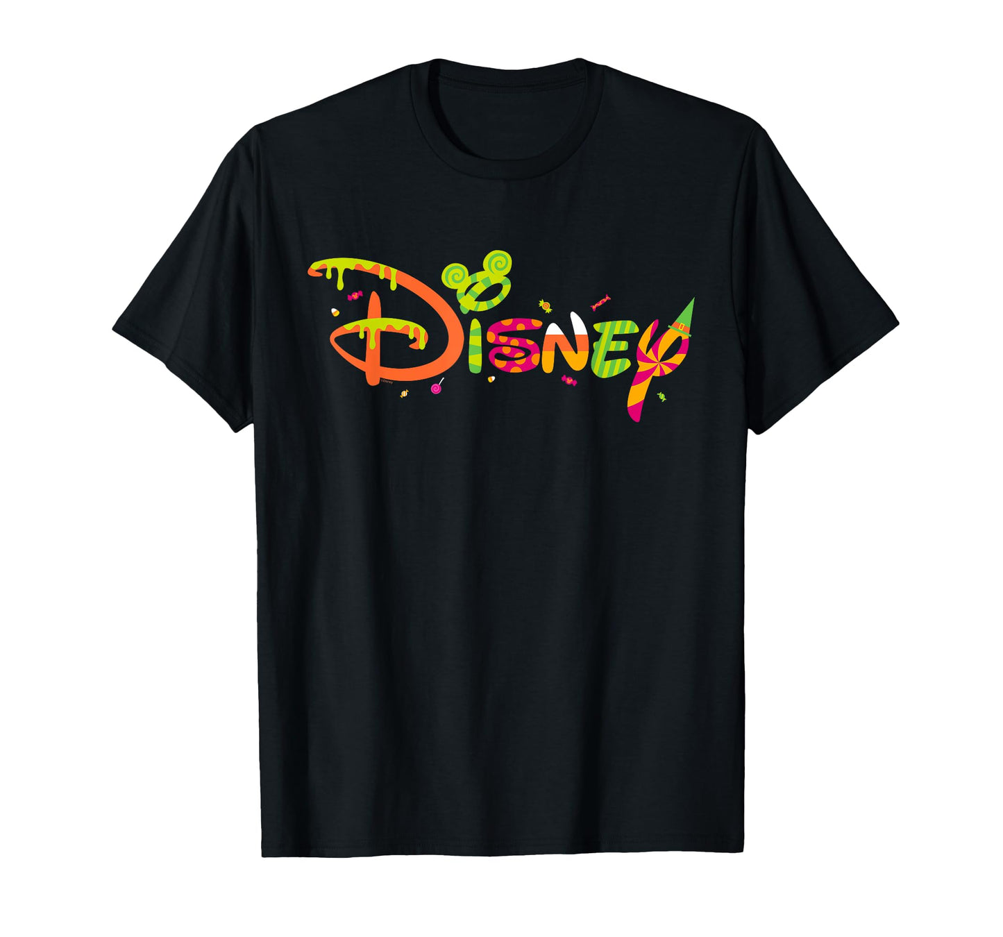 Disney Halloween Treats Script Logo Matching Vacation Trip T-Shirt