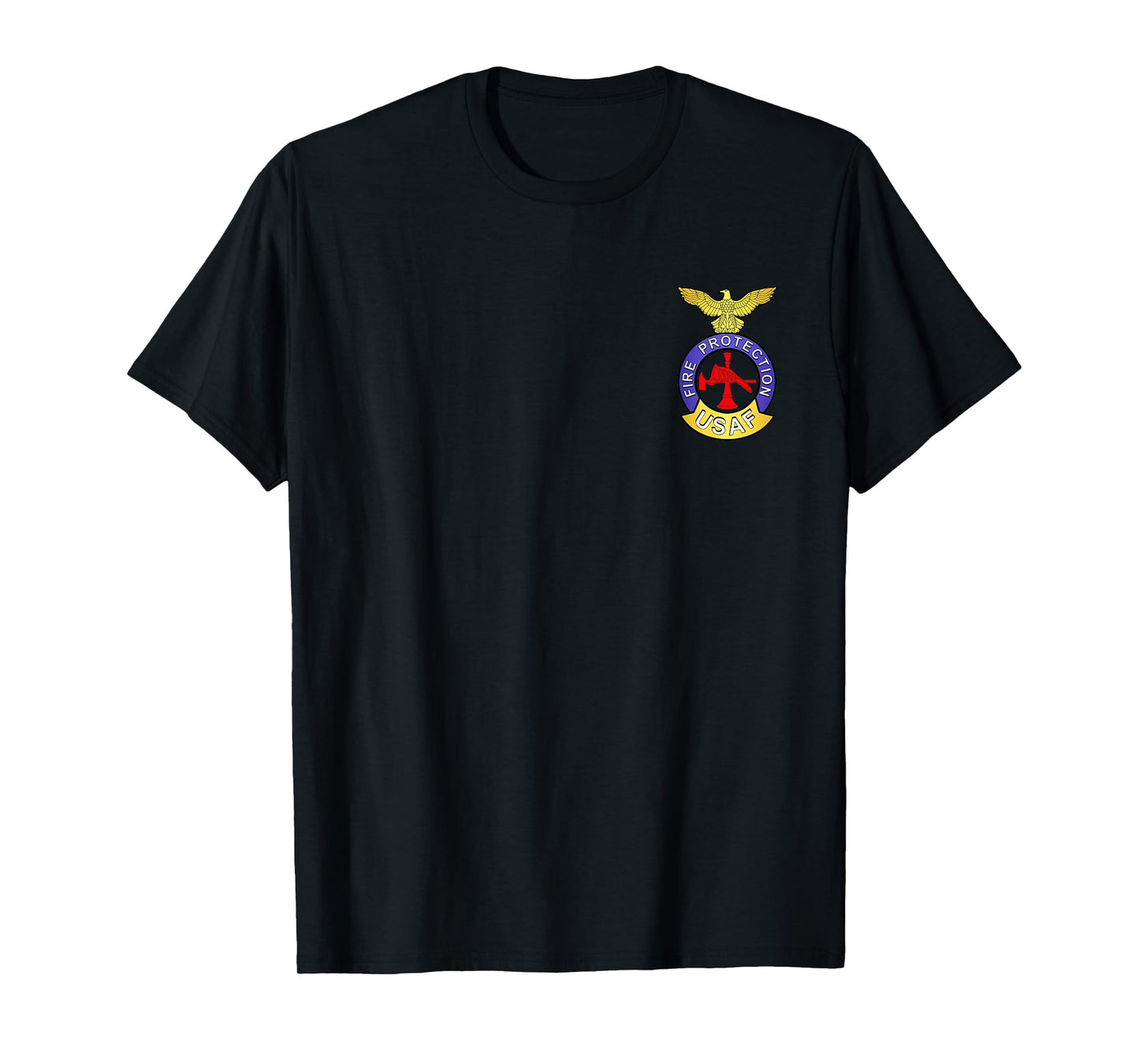 US AIR Force USAF FIRE Protection Rescue Hazmat T-Shirt