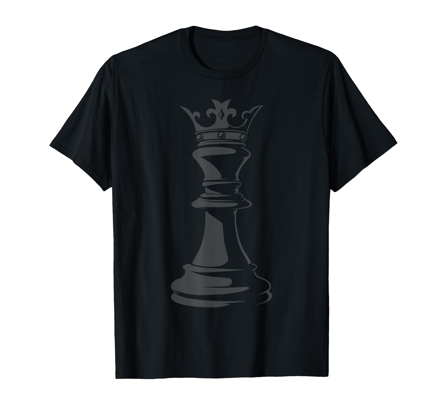 Black Queen Chess Piece Costume Chess Lover Chess Club Retro T-Shirt