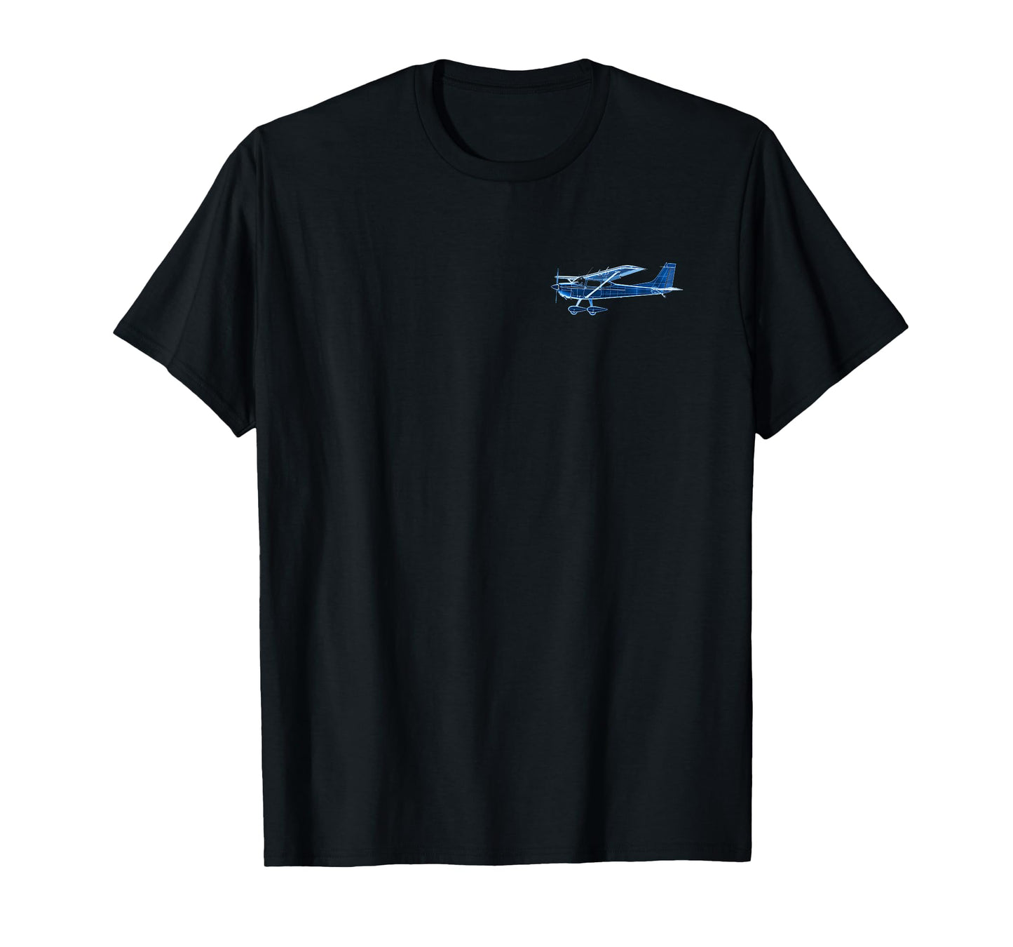 Pilot C172 Flying Airplane Mode On (2-Sided) T-Shirt