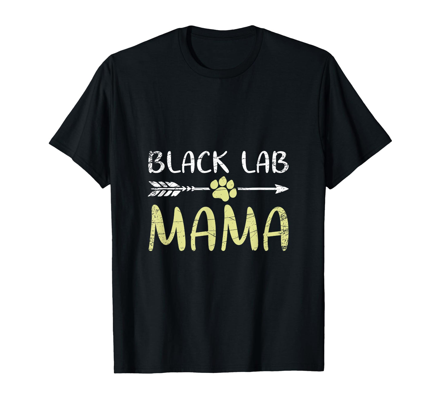 Black Lab Mama Labrador T-Shirt