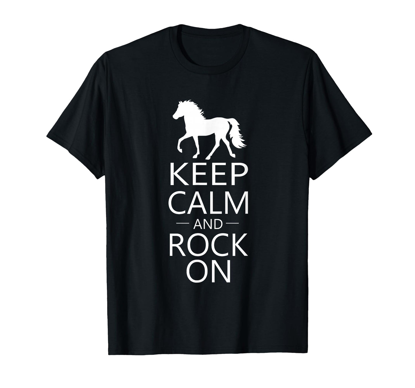 Keep Calm and Rock On | Trending Rocky Mtn Horse RMH T-Shirt