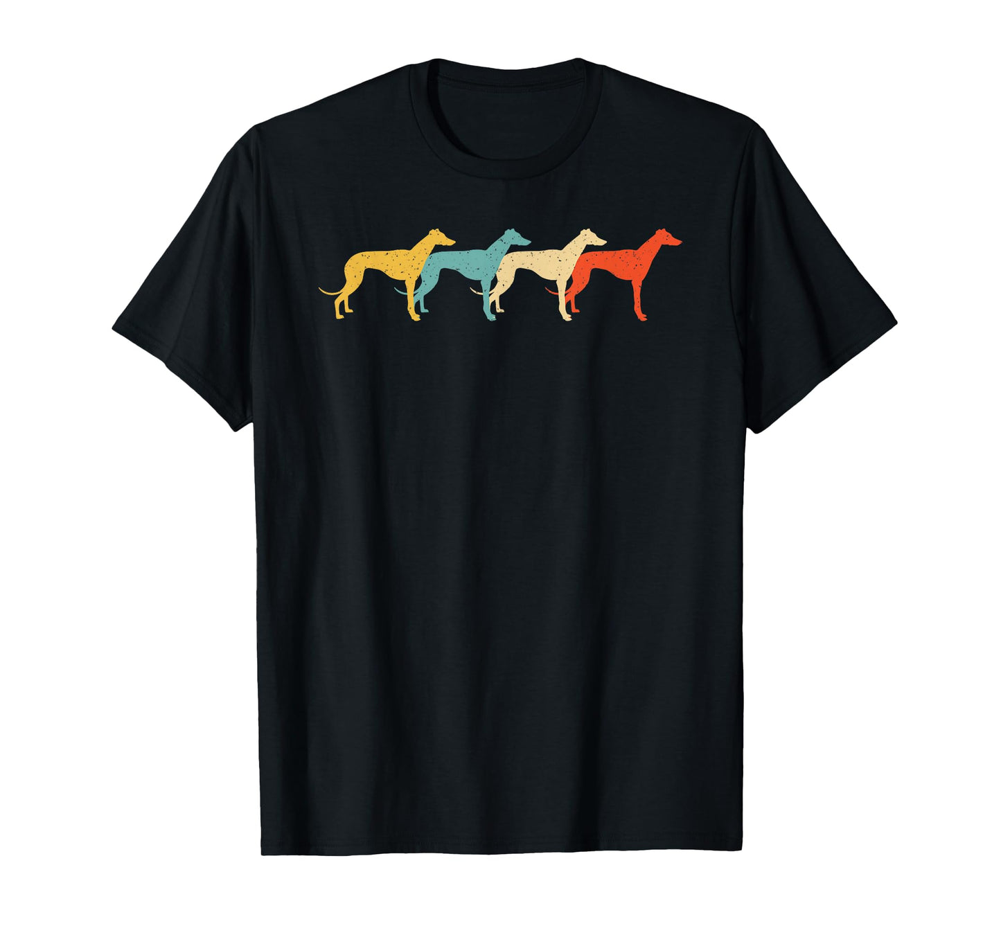 Greyhound Vintage Retro Dog Pet Racer Lover 60s 70s Gift T-Shirt