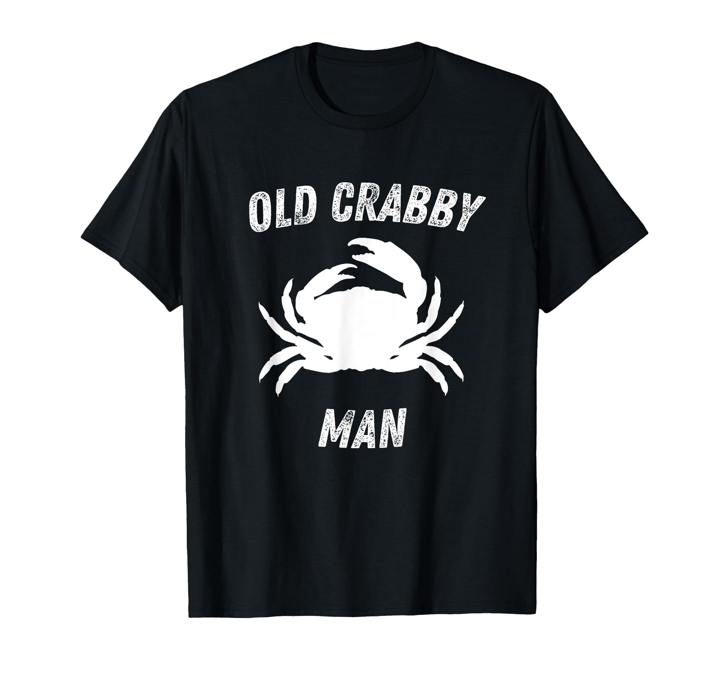 Old Crabby Man Grandpa Funny Mens T-Shirt