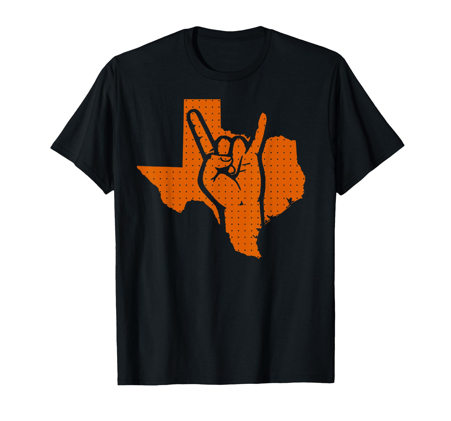 Texas Shirt Women Men Kids Horn Texas State Orange Graphic T-Shirt