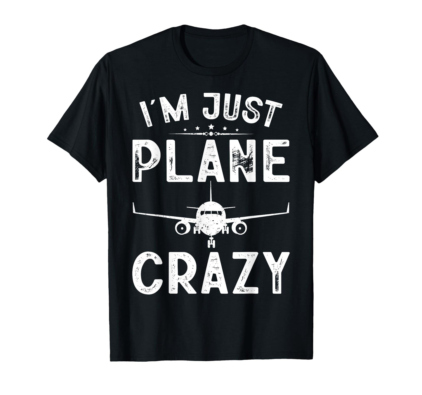 I'm Just Plane Crazy Airplanes Lover Kids Boy Aviation Gifts T-Shirt