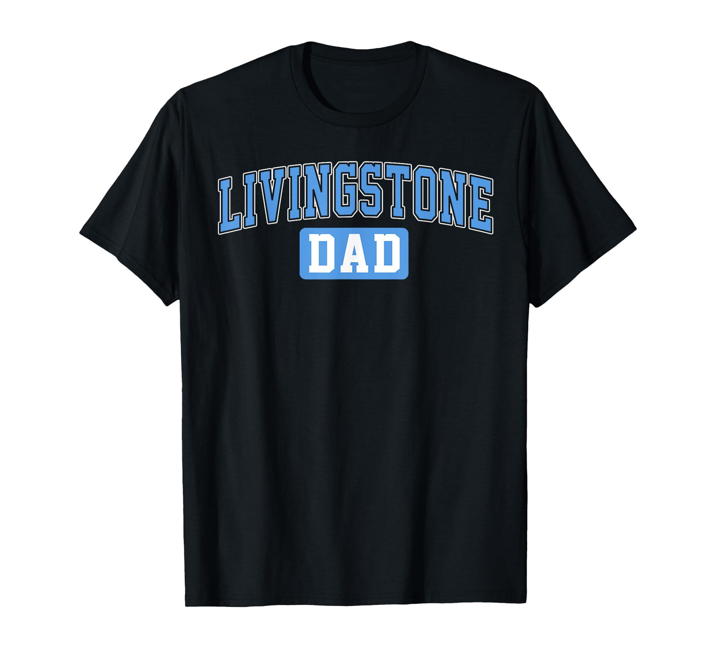 Livingstone College Dad Arch Vintage Design for Father Men T-Shirt