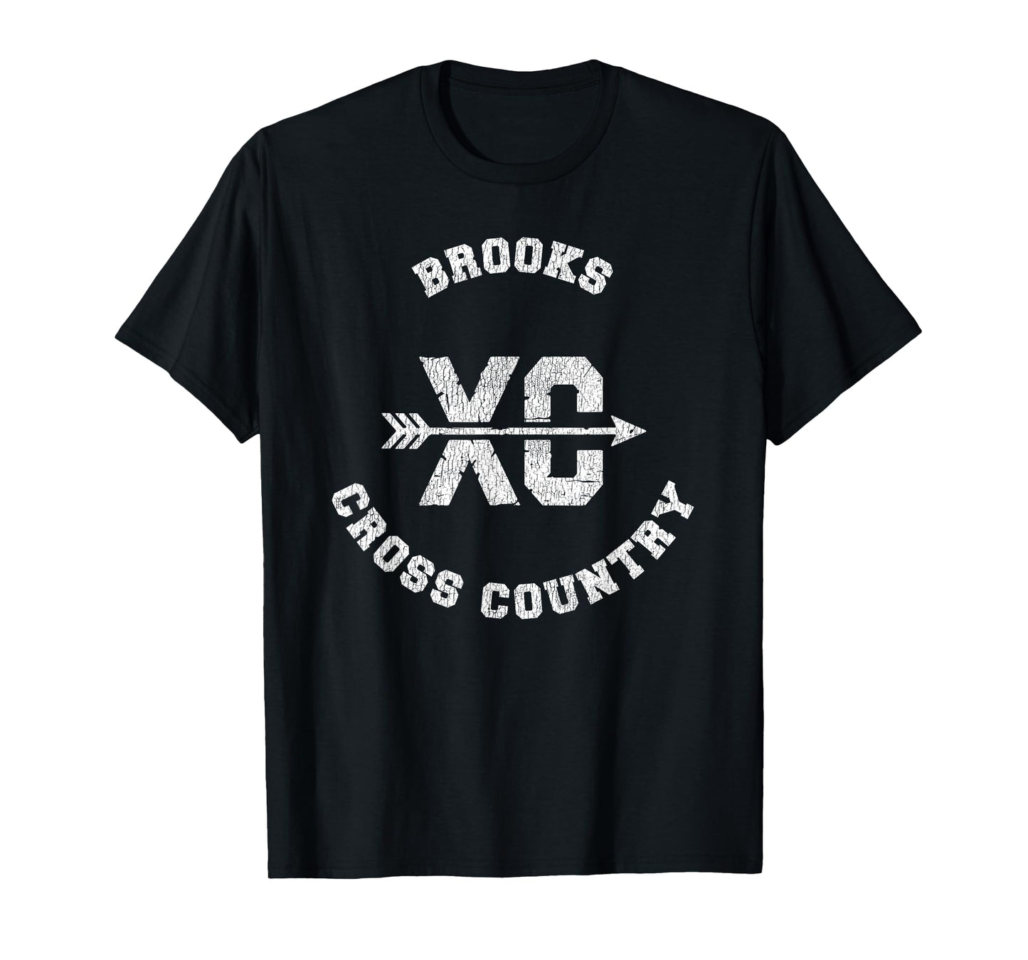 Brooks Cross Country Retro Distressed XC Running T-Shirt