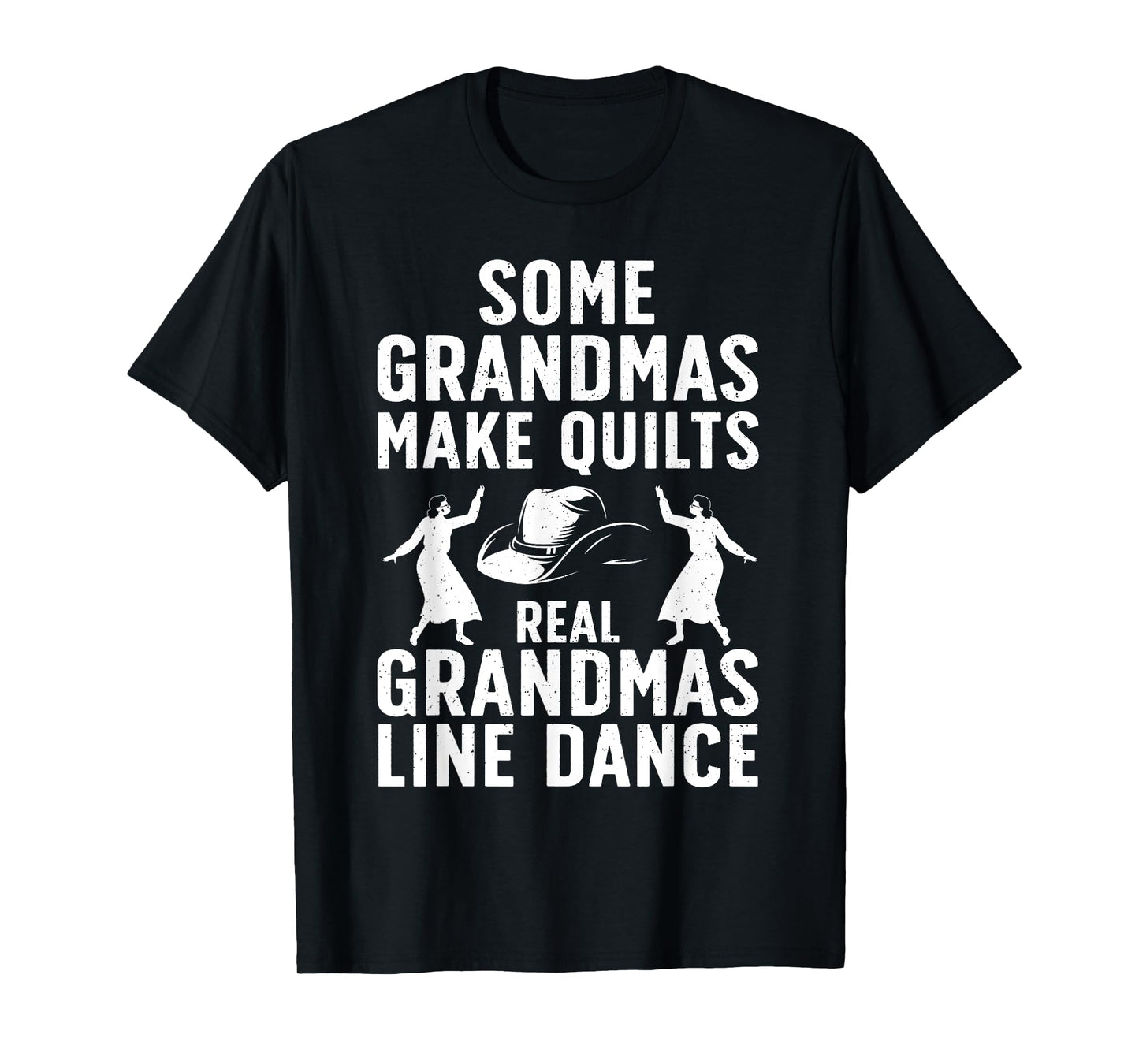 Cool Line Dancing Art For Women Grandma Line Dancer Dancing T-Shirt