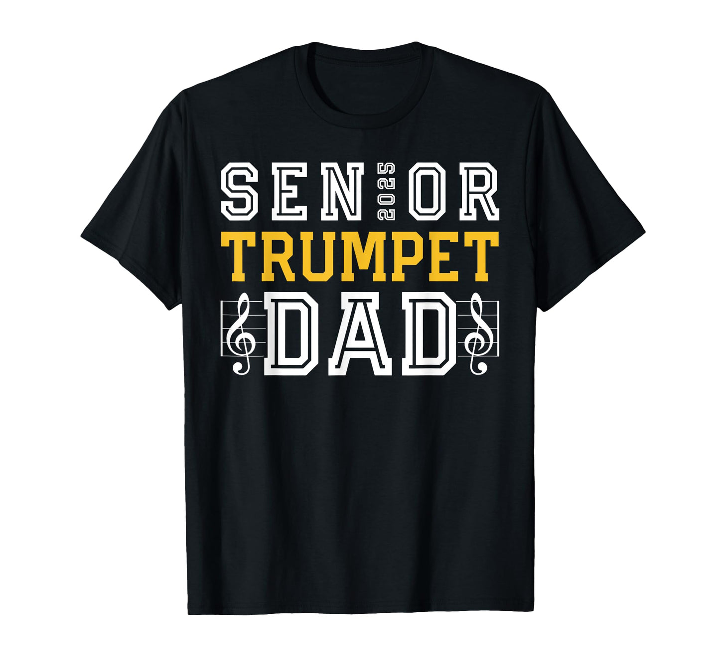 Senior Trumpet Dad 2025 Marching Band Class Of 2025 Trumpet T-Shirt