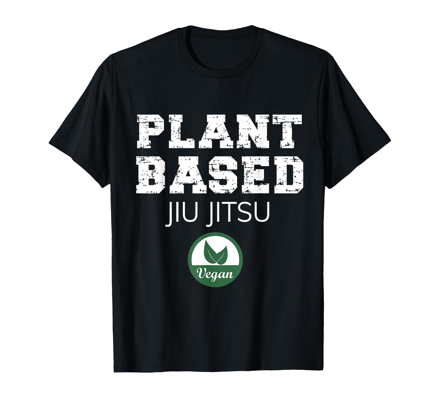 Plant Based Jiu Jitsu Design. Funny Vegan Plant-Based Design T-Shirt