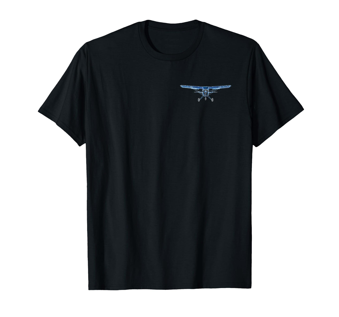 Pilot C172 Flying Airplane Mode On (2-Sided) T-Shirt