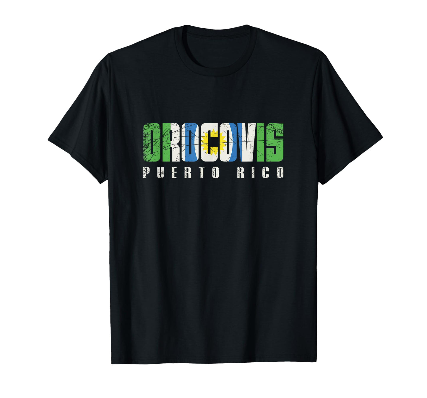 Orocovis City in Puerto Rico, Orocovis Flag T-Shirt