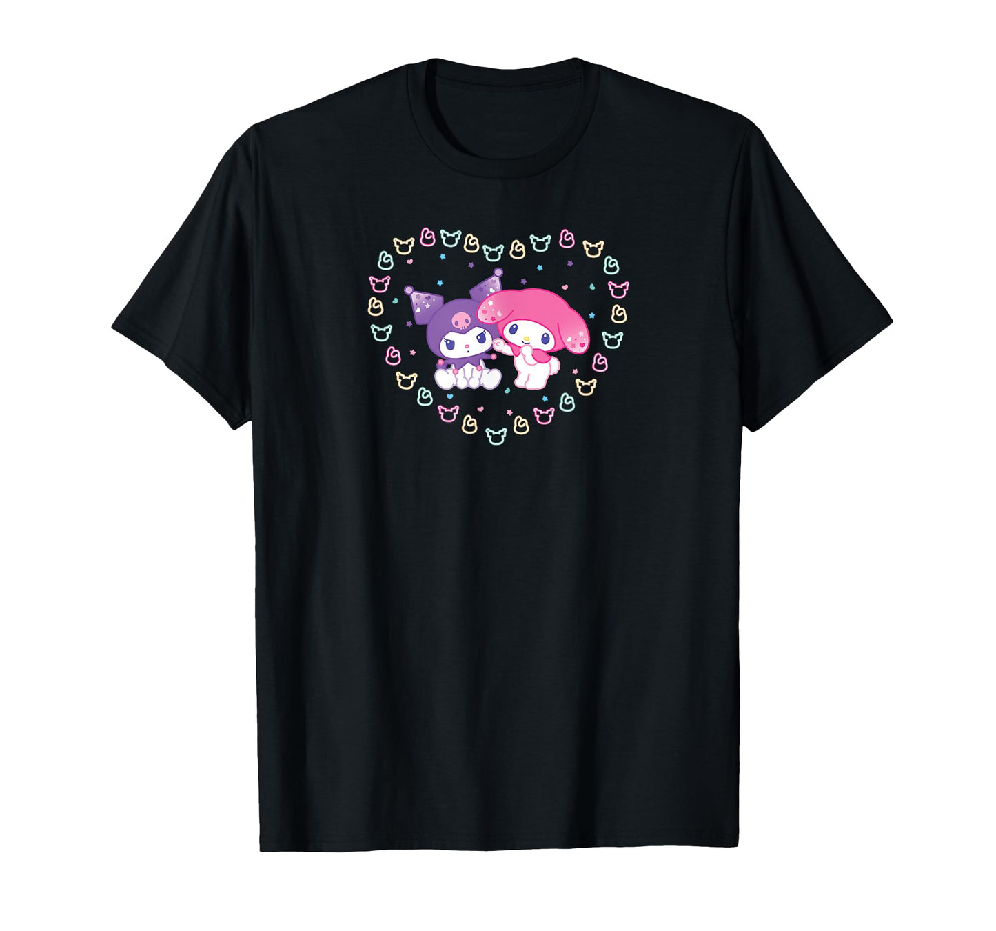 My Melody and Kuromi I Heart You T-Shirt