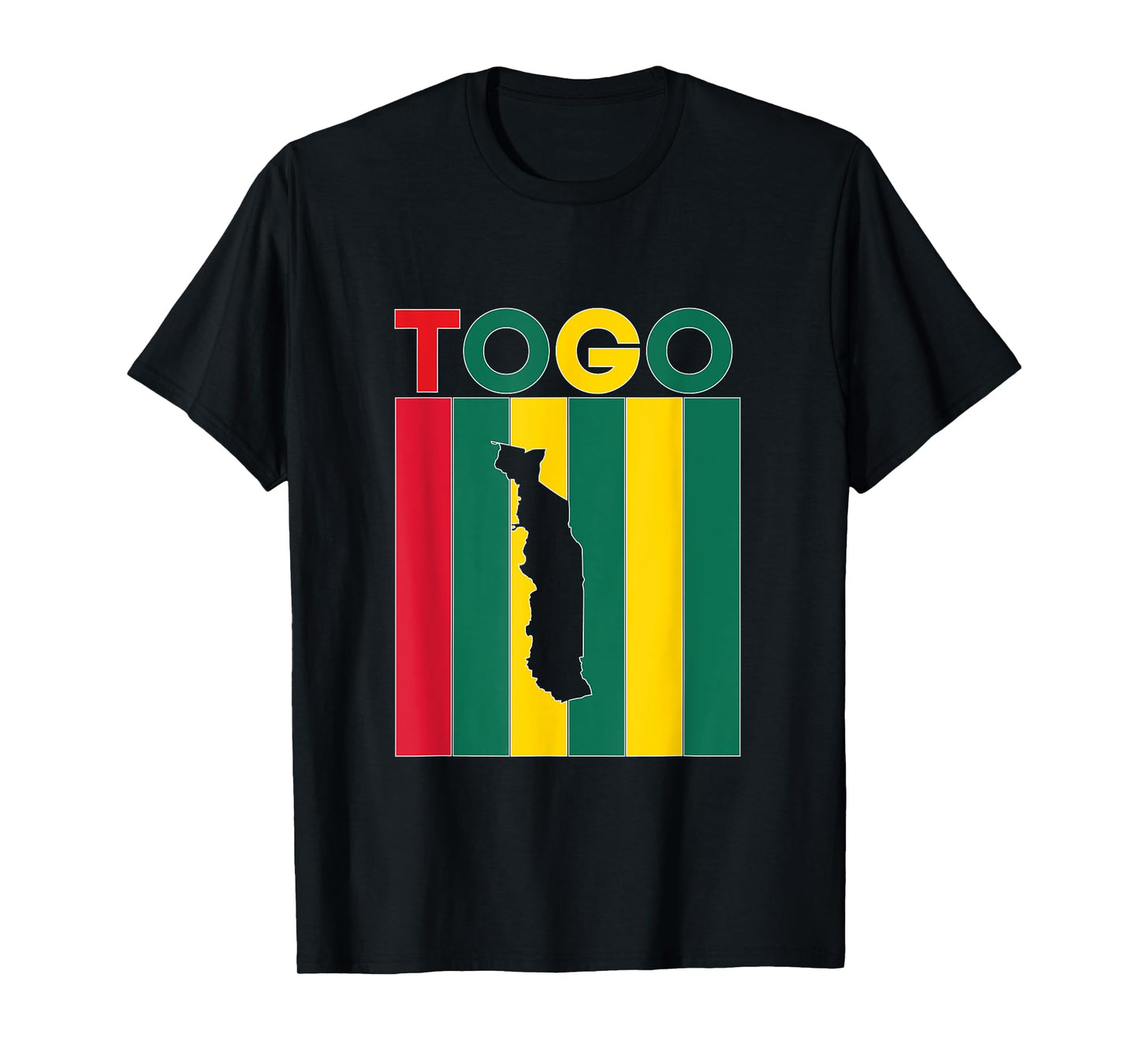 togo Country Borders T-Shirt