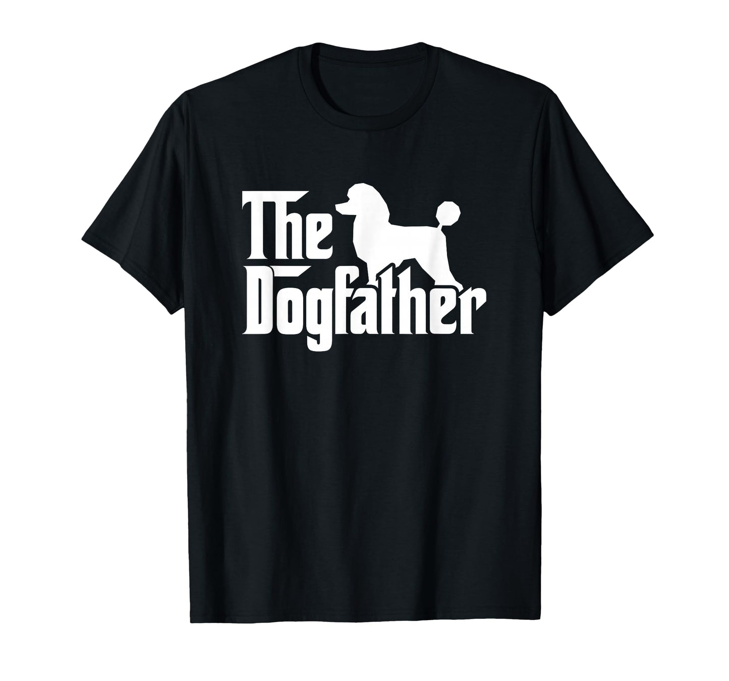 Poodle The Dogfather Cool Dog Daddy Dad Papa Father Men Kids T-Shirt
