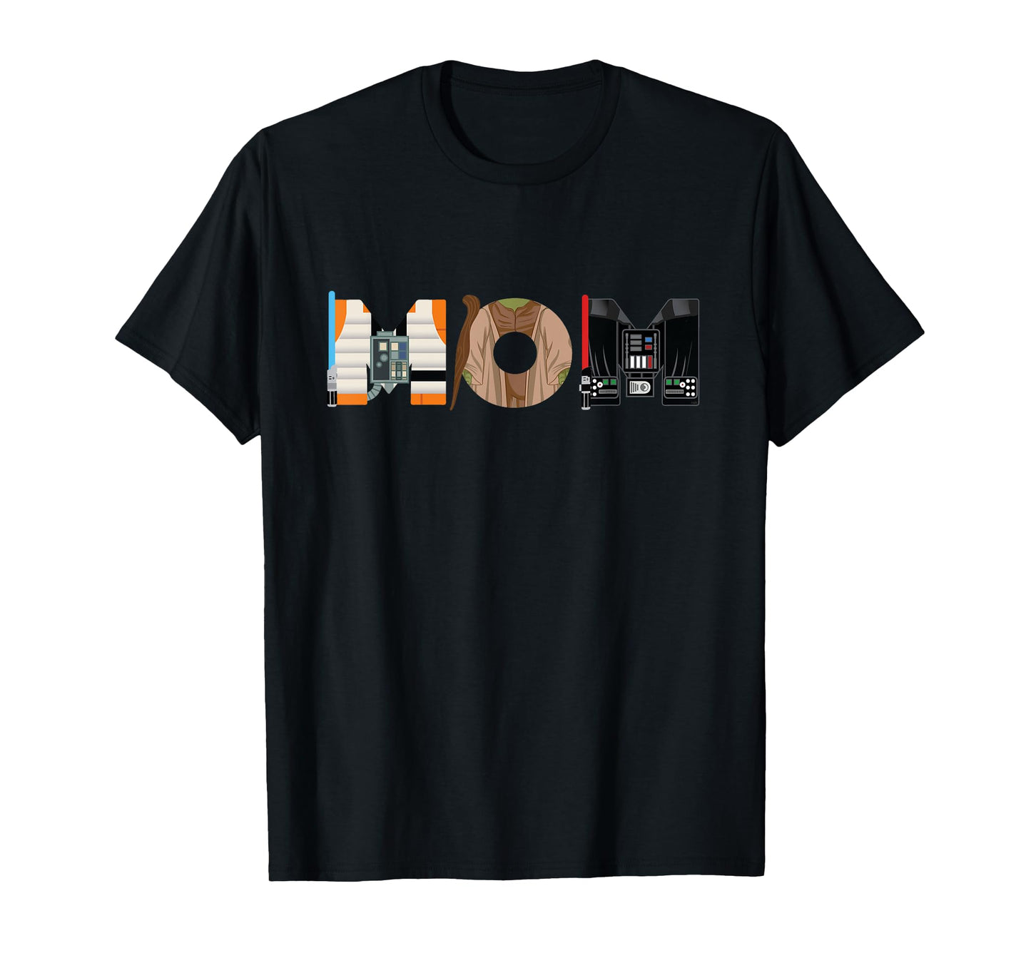 Star Wars Luke Yoda Darth Vader Mom Mother’s Day Birthday T-Shirt