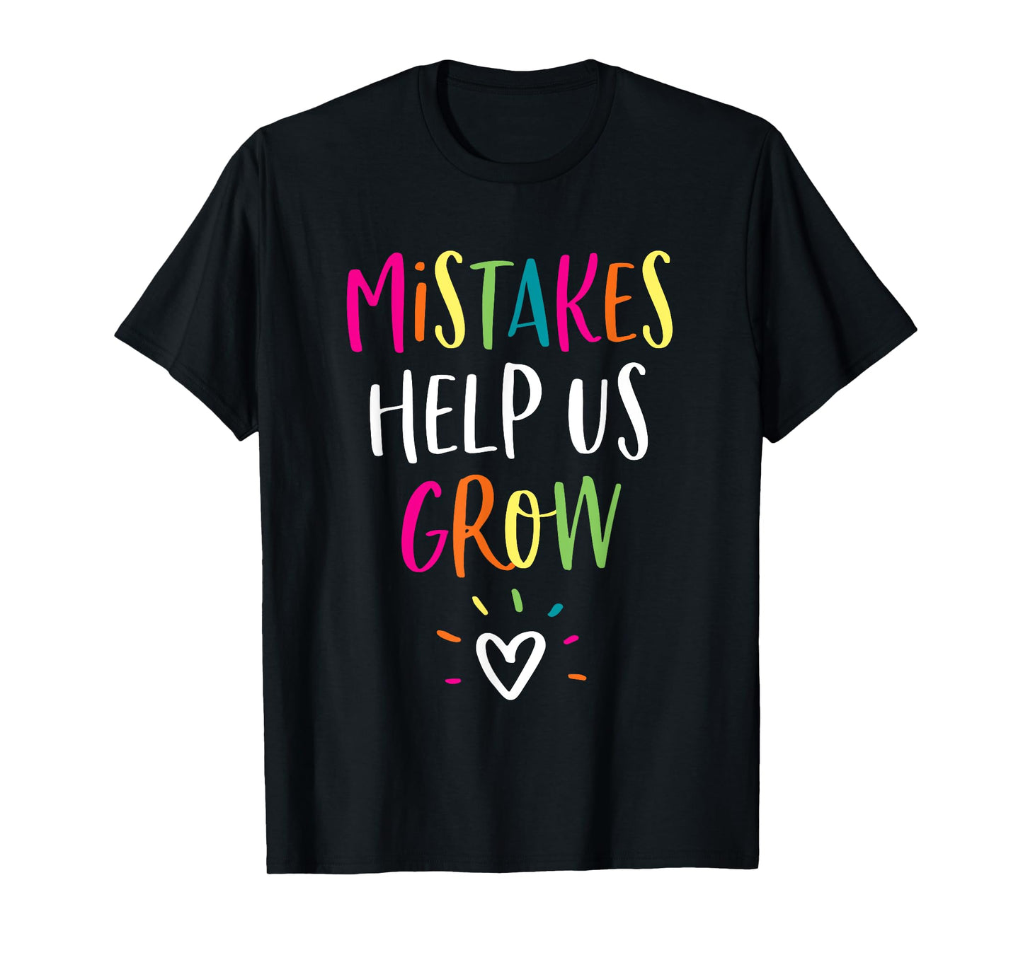 Growth Mindset Positive Back to School Teacher Student T-Shirt