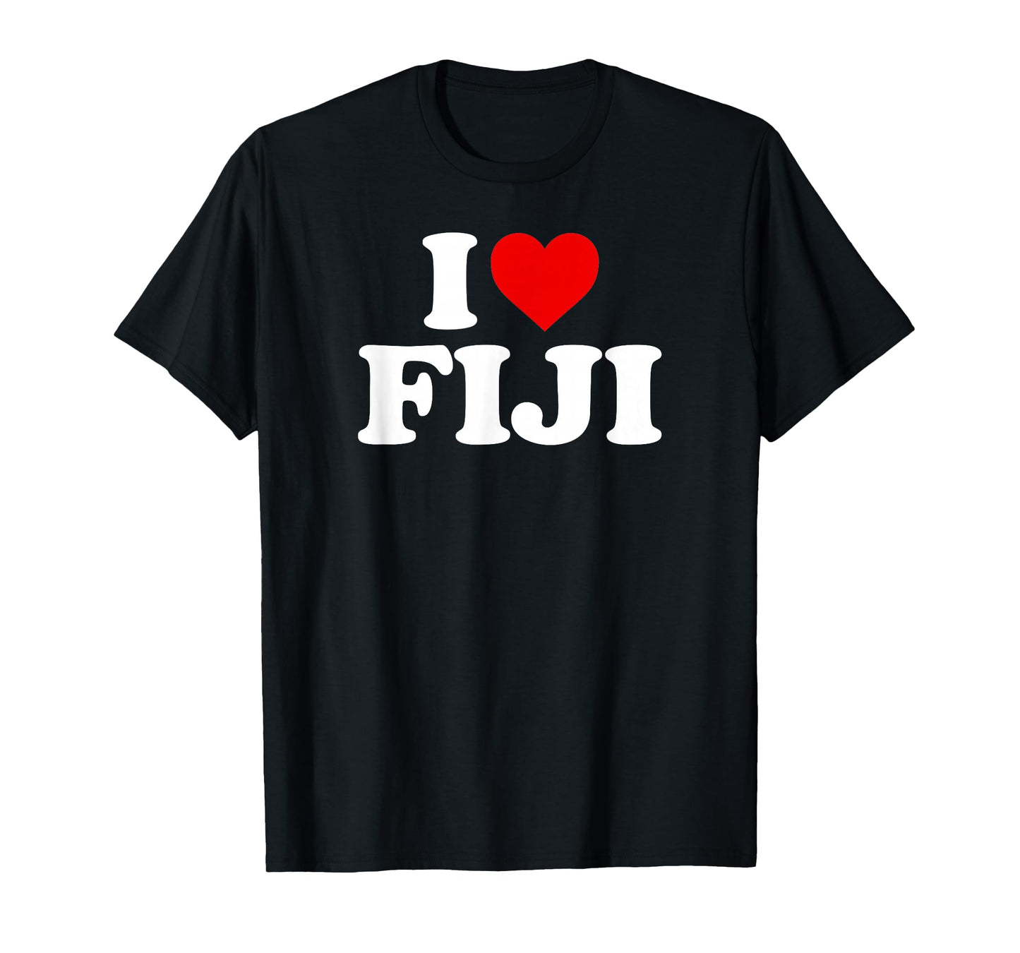 I Love Fiji Heart T-Shirt