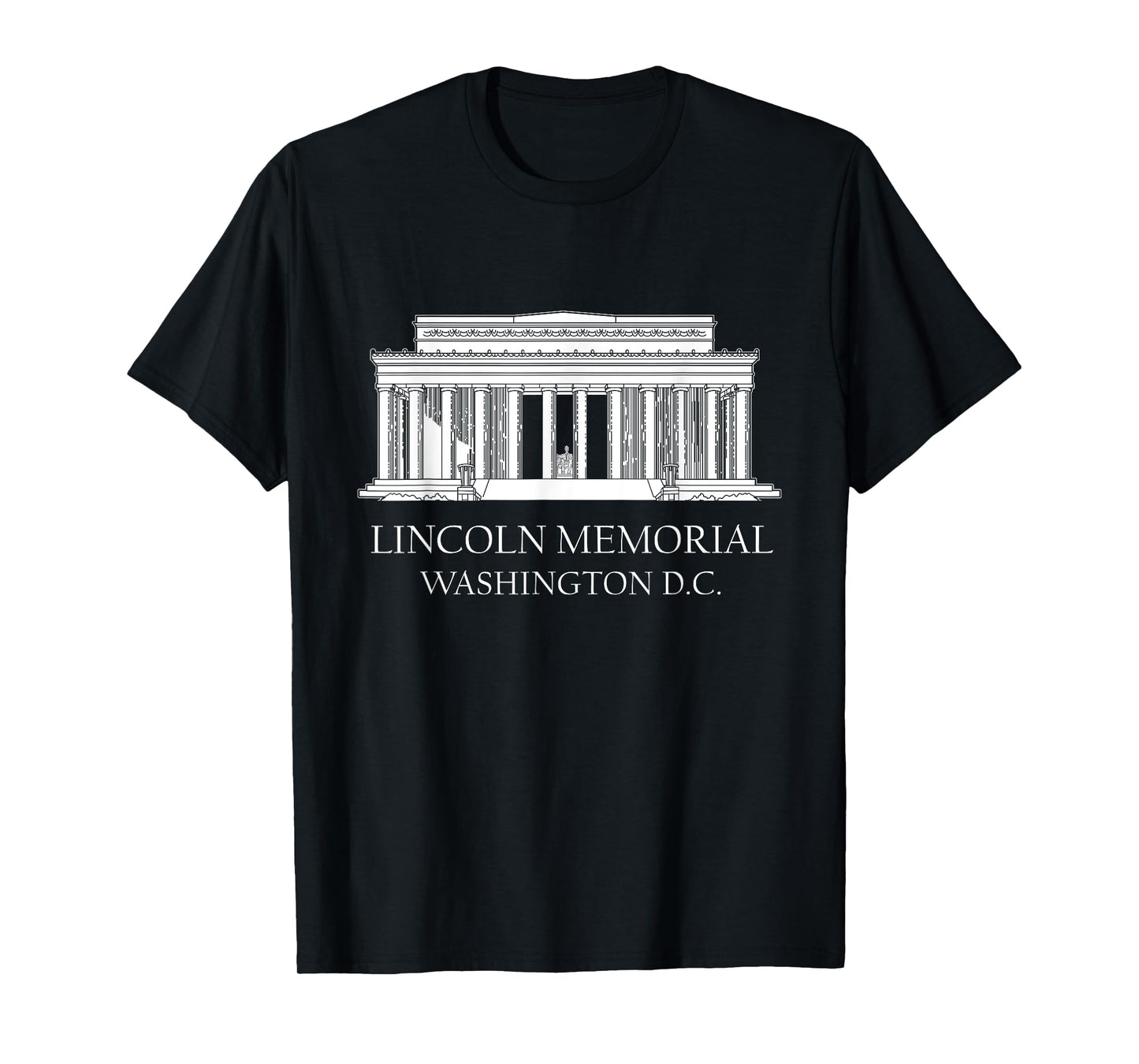 Lincoln Memorial Peace Quote on Back Inauguration Wash DC T-Shirt