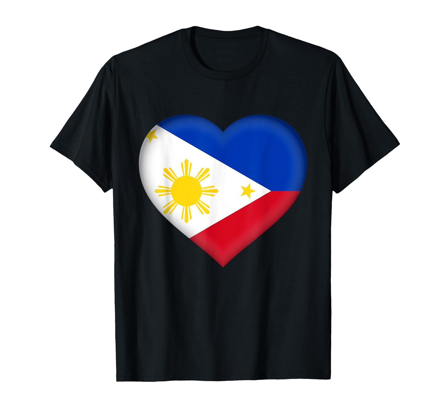 I Love Philippines | Filipino Flag Heart Outfit T-Shirt