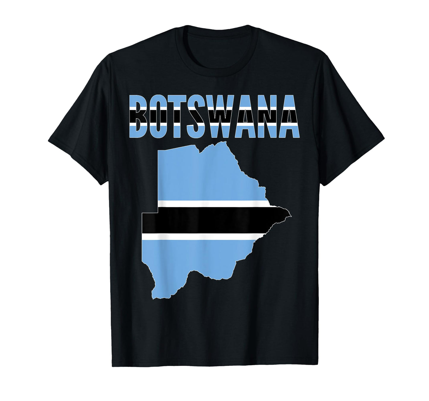 Botswanan - Botswana Country Map Flag T-Shirt