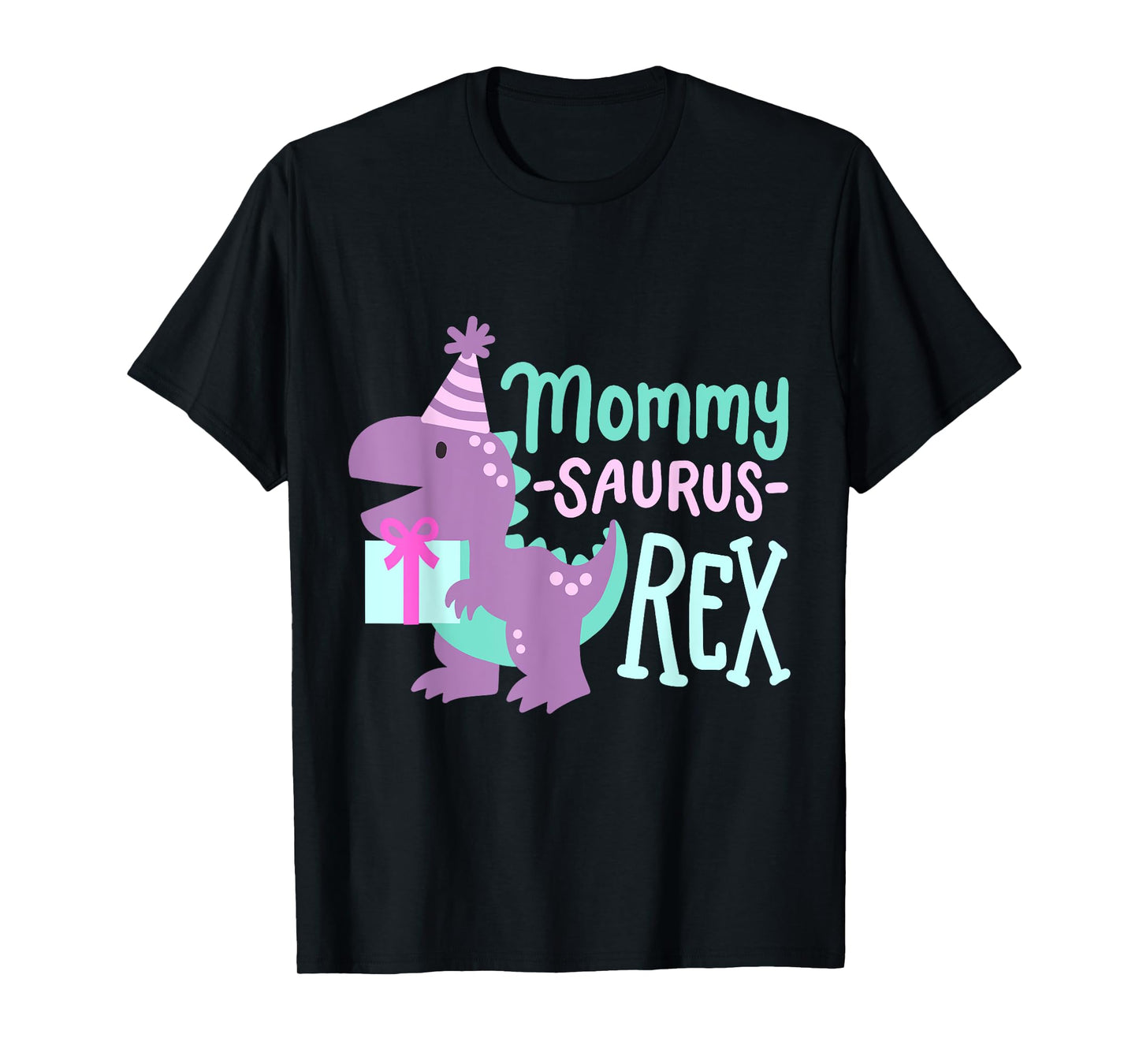 Dinosaur Birthday Mommy Saurus T Rex Family Matching Party T-Shirt