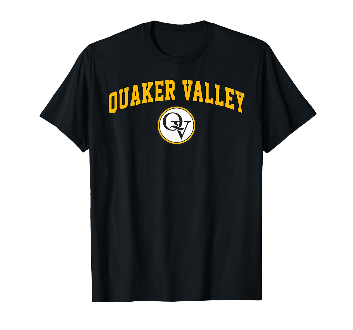 Quaker Valley Design High School Arch Vintage Design T-Shirt
