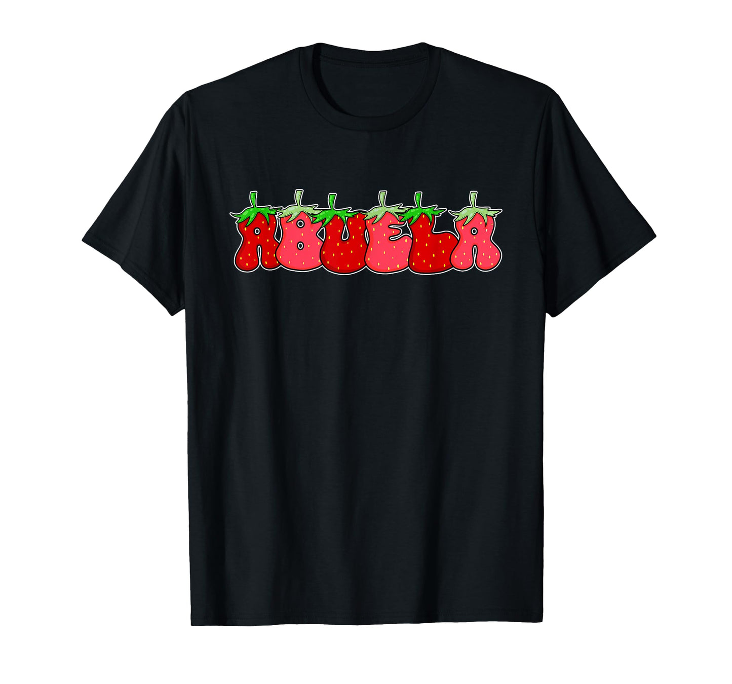 Fruit Strawberry Grandma Abuela Halloween Costume T-Shirt