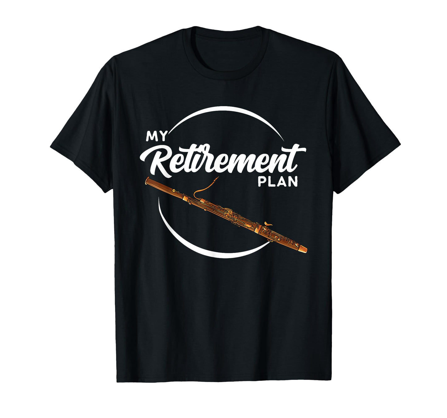 Joy Reed Instruments Funny Bassoon Player Gift - Learn To Play The Bassoon Unisex-Adults Black T-Shirt