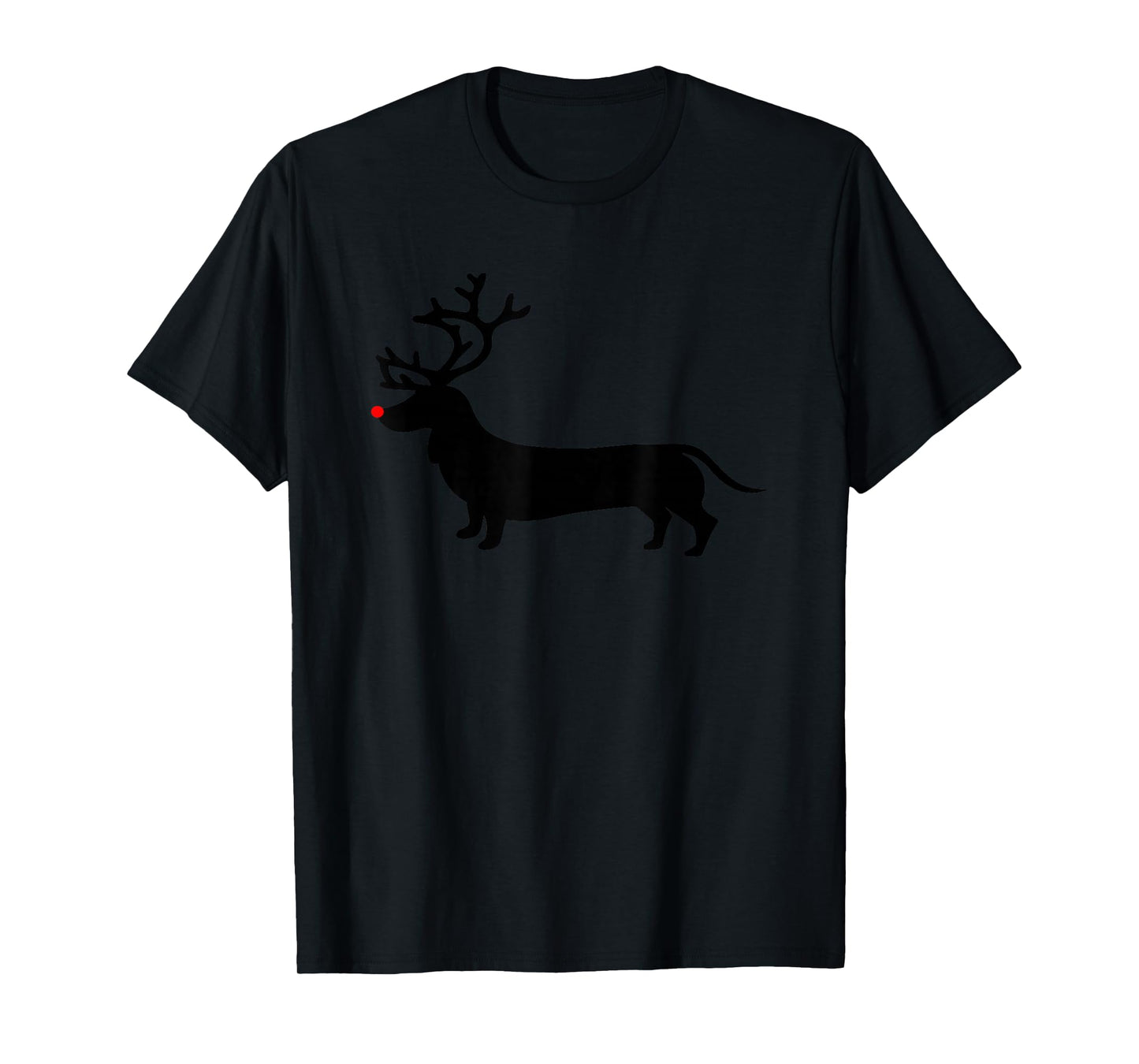 Dachshund Christmas Reindeer Wiener Dog Family Mom Dad T-Shirt