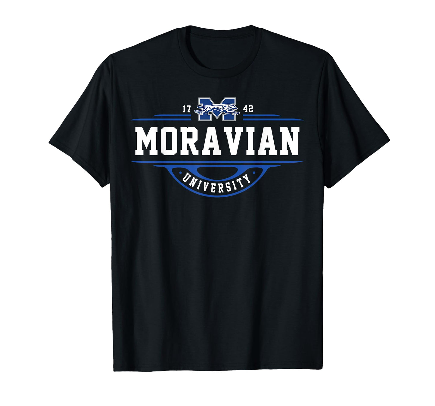 Moravian Vintage Arch University Arch Vintage Design T-Shirt