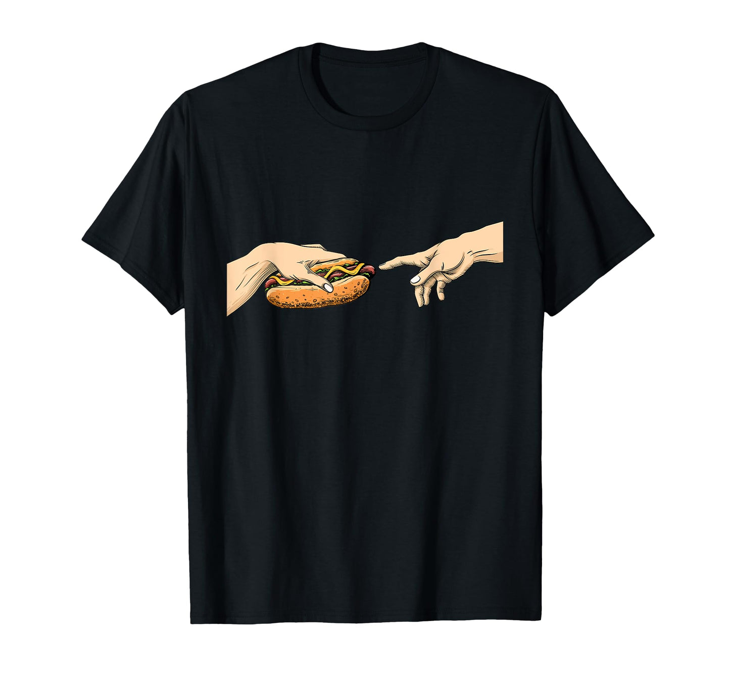 Creation of Hot Dog - Hot Dog Lover Fast Food Wiener T-Shirt for Men Women Girls Kids