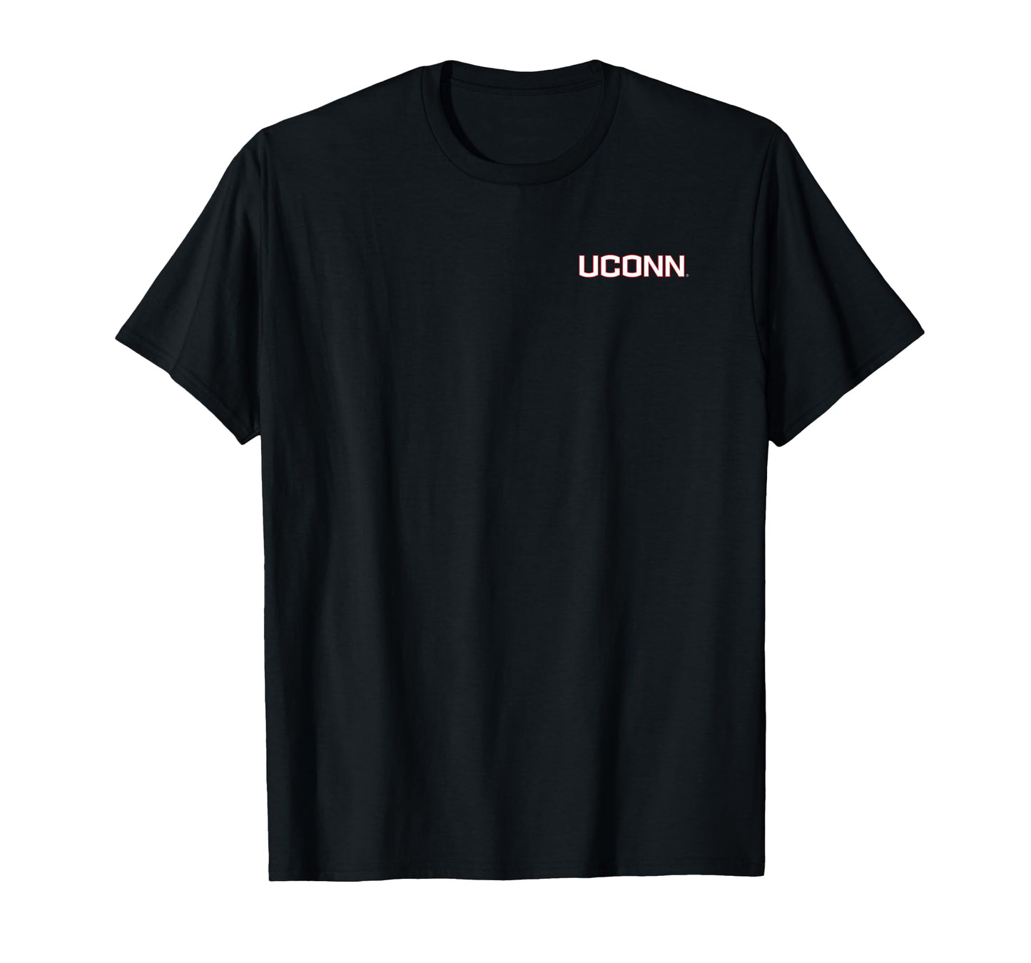 Connecticut Huskies Front/Back UConn Navy Licensed T-Shirt
